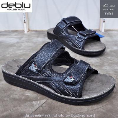 รองเท้าแตะแบบสวม รองเท้าเพื่อสุขภาพ Deblu รุ่น M816 (สีดำ) ไซส์ 39-44