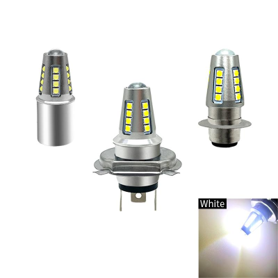 2ชิ้น H4 P15D BA20D Led รถจักรยานยนต์ไฟหน้าหลอดไฟ C An BUS 12โวลต์24โวลต์ไฟตัดหมอก21 SMD 10000LM ไฮโลโคมไฟสกูตเตอร์อุปกรณ์เสริม Moto DRL