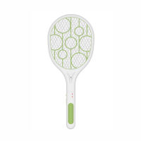 Electric Mosquito Swatter Killer &amp; Mosquito Killing Lamp 2 Modes USB Rechargeable Household Fly Bug Zapper Racket Inserts Killer