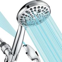 Shower Head with Handheld - 10 Modes Rain Shower Head High Pressure Shower Heads with 59Inch Stainless Steel Hose