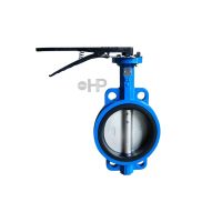 ( Promotion+++) คุ้มที่สุด Butterfly Valve (วาล์วผีเสื้อ) HPv 6นิ้ว ด้ามโยก บัตเตอร์ฟลายวาล์ว ราคาดี วาล์ว ควบคุม ทิศทาง วาล์ว ไฮ ด รอ ลิ ก วาล์ว ทาง เดียว วาล์ว กัน กลับ pvc