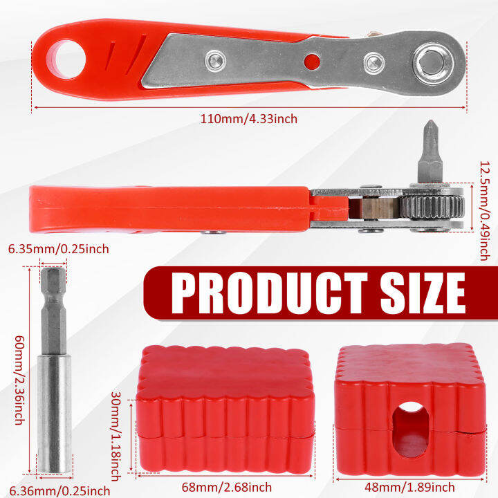 GUFUZI Sturdy Safety Screwdriver Bit Set 34Pcs Security Bit Set Metal