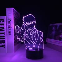 อะนิเมะ3D โคมไฟม็อบ Psycho 100 arataka reigen สำหรับห้องนอน Night Light วันเกิดของขวัญมังงะ MOB Psycho 100 LED Light dropsy