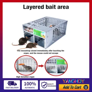 Continuous Cycle Mouse Trap Rat Catching Cage Mice Killer