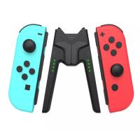 +【； Mini Game Charging Dock Grip With Type-C Port USB C For Nintendo Switch Joy Con Joycon Handle Charger Controller
