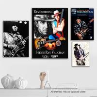 Stevie Ray Vaughan Singer Band Cover Album Music Star คนดัง Wall Art โปสเตอร์พิมพ์ผ้าใบ0922