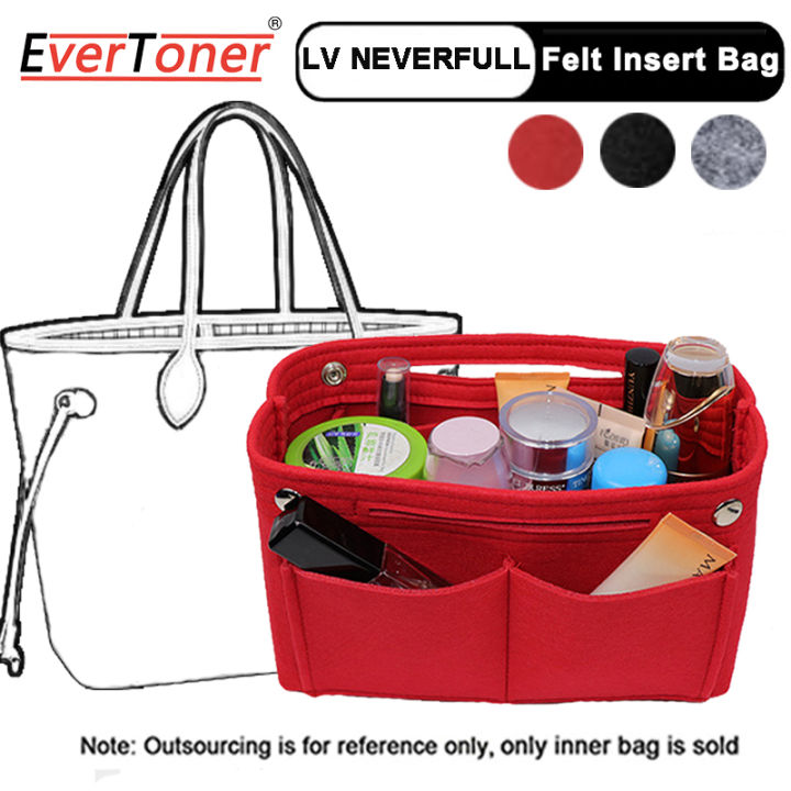 EverToner Felt Insert Bag Organizer for Neonoe Makeup Handbag