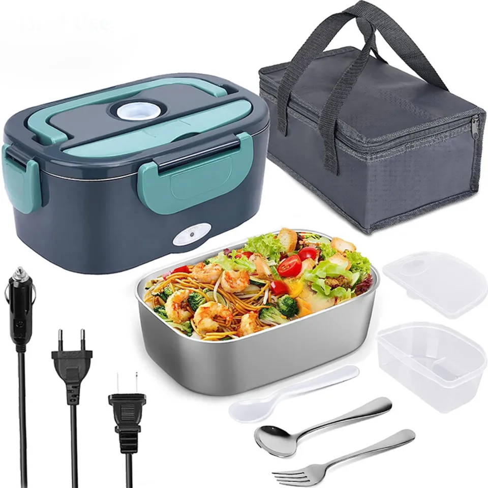 Electric Lunch Box Food Heater, Luncheaze Self Heated Lunchbox 60W Portable  Micr 