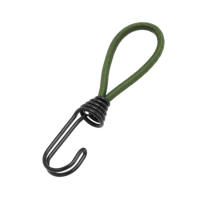 Tent Bungee Cords Elastic Rope With Hook Adjustable Rubber Tarp Straps Bungee Cords With Hook For Securing Tarps Canvases Flatbed Trailers innate