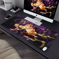 Anime Demon Slayer Mause Pad Large Kawaii Keyboard Pad Mous Desk Mat Gaming Mouse Pad Locking Edge Anime Mousepad for PC Laptop