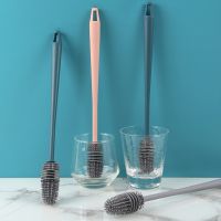 Silicone Cup Brush Multi-function Long Handle Brush for Kitchen Bottle Thermos Glass Cleaning Brush Bathtub Carpet Pet