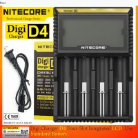 เครื่องชาร์จ  NITECORE D4 หน้าจอ LCD รองรับถ่าน  AA AAA 18650 14500 Battery