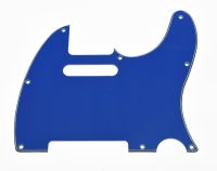 KAISH 8 Hole TL Scratch Plate Guitar Pickguard Blue 3 Ply