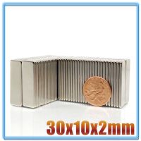 5/10/20PCS 30x10x2 mm N35 Super Strong Block Neodymium Magnets Rare Earth Magnet 30mm x 10mm x 2 mm sheet magnet 30x10x2 mm