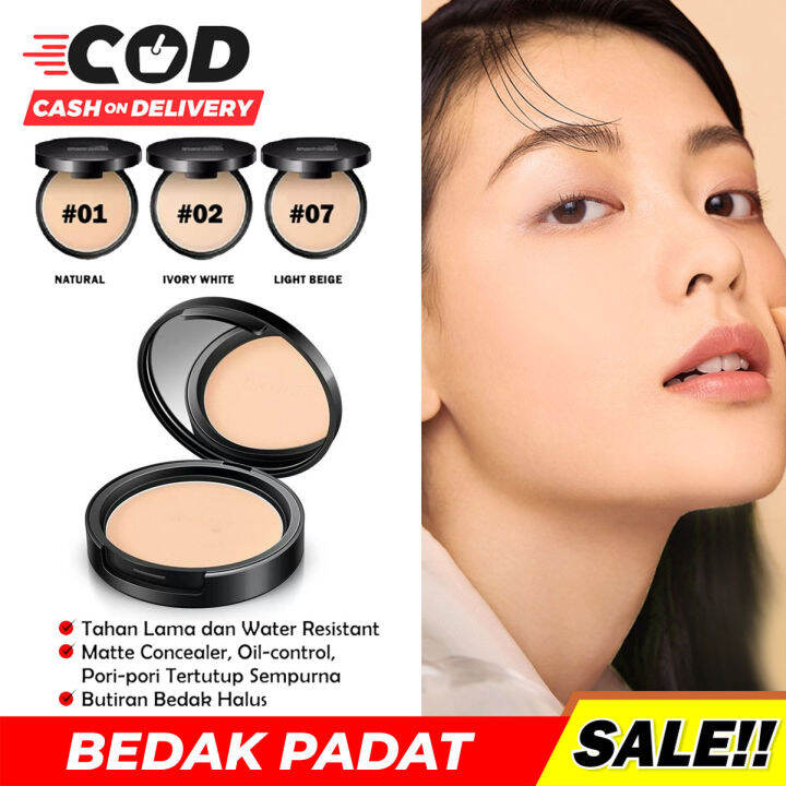 sace lady bedak padat make up pengontrol minyak kosmetik matte makeup