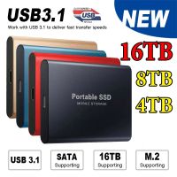 ใหม่แบบพกพา SSD 2TB โซลิดสเตทไดรฟ์ภายนอกความเร็วสูง1TB ฮาร์ดไดรฟ์ภายนอกความเร็วสูง M.2 USB 3.1อินเตอร์เฟซ USB