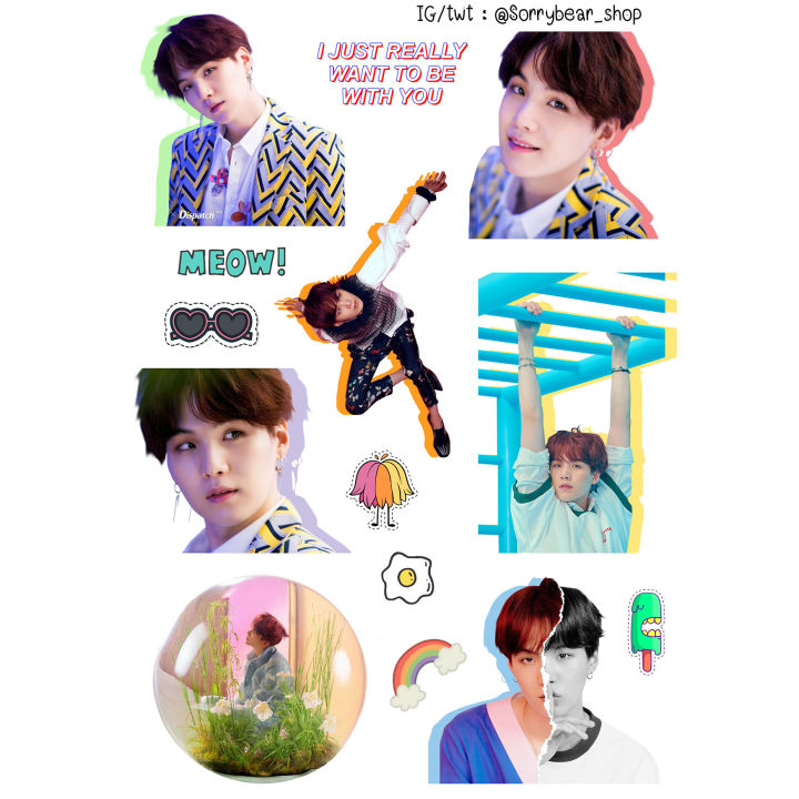 bts-sticker-non-die-cut-สติ๊กเกอร์-bts-ไม่ไดคัท-กันน้ำ-เรซิ่น