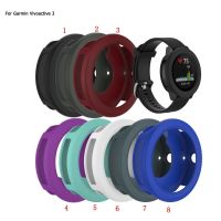 Soft Silicone Cover Case Screen Protector for Garmin Vivoactive 3 【BYUE】