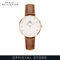 Daniel Wellington นาฬิกาสีขาว Durham ขนาด28/32มม.-ทองคำสีกุหลาบ-นาฬิกาสำหรับผู้หญิง-นาฬิกาแฟชั่น-DW Ofiicial-ของแท้-Jam Tangan