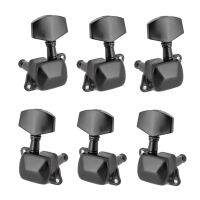 【LZ】✱♟  Guitarra Acústica Elétrica Tuning Pegs Cabeças de Máquina Tuner Teclas Tuning Semi Fechado Relação de Engrenagem 1:15 3L3R Substituição de Guitarra 6Pcs