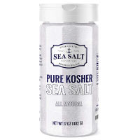Kosher Sea Salt Shaker - Pure Kosher Salt for Seasoning, Brining, Baking, and more, 1.06 Pounds - Sea Salt Superstore