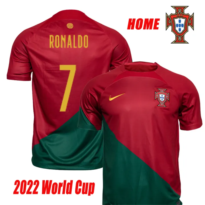 2022 World Cup Portugal Home Soccer Jerseys Joao Felix Bruno Fernandes