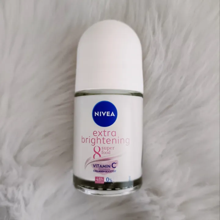 NIVEA Extra Brightening AntiPerspirant Roll on Deodorant for Women 25mL