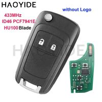 Haoyide 2 Bt กุญแจรถยนต์รีโมทสำหรับ Opel/รุ่น Astra ของ Vauxhall J / Corsa E / Insignia / Zafira C/ 2009 2010 2011 2012 2013 2016 2015 2014