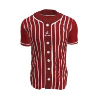 sublimation printing kids softball wear wholesale clothing baseball jerseys custom striped baseball T Shirt