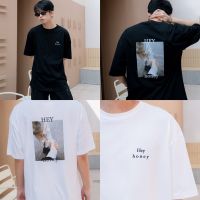 เสื้อเลือกตั้ง ZAMIO HEY T-shirt เสื้อยืดแขนสั้นทรงโอเวอร์ไซส์ S-5XL