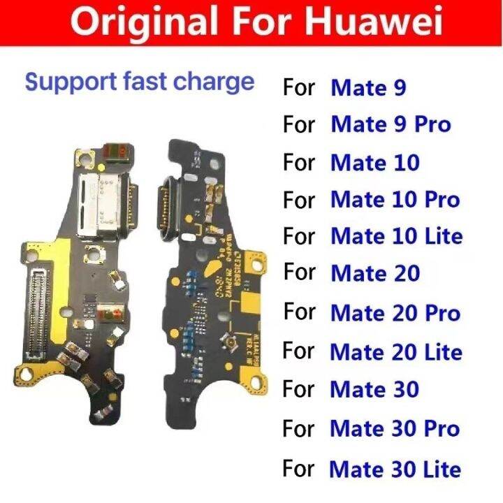 แท่นชาร์จ20x-ของแท้เหมาะสำหรับ-huawei-mate-9-10-20-30-lite-pro-แท่นชาร์จขั้วต่อ-micro-usb-ชาร์จพอร์ตบอร์ดไมโครโฟนยืดหยุ่น