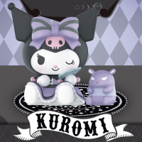 Kawaii Kuromi Divination Series Action Figure Sanrios ตัวอักษร Kuromi อะนิเมะตัวเลขตุ๊กตาของเล่นของขวัญสำหรับหญิง Collection