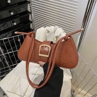 [COD] style bag womens 2023 new stone texture armpit shoulder fashion casual Messenger trendy