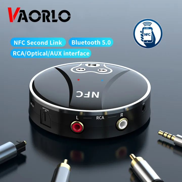 VAORLO 2 IN 1 NFC ตัวรับสัญญาณเสียงบลูทูธ,ตัวส่งสัญญาณ3.5มม. ช่องเสียบ ...
