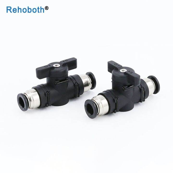 BUC-4mm/6mm/8mm/10mm/12mm Black pneumatic switch quick quick insertion ...