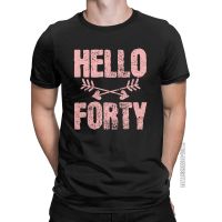 40th Anniversary Legend T Shirt For Men Pure Cotton Funny T-Shirt Crew Neck Tees Classic Short Sleeve Clothing Printed