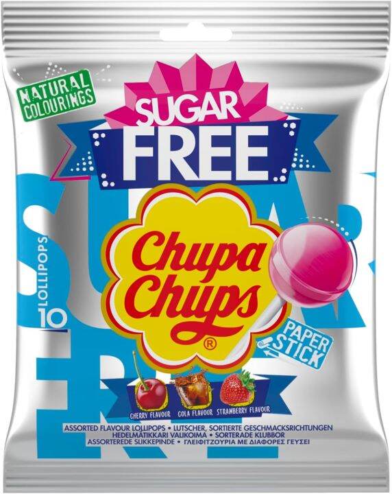 Sugar Free Chupa Chups Lollipop (10 pcs per pack) Lazada PH