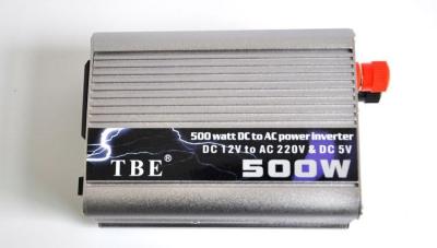 Tbe Inverter ตัวแปลงกระแสไฟฟ้าในรถให้ใช้กับอุปกรณ์อื่นๆ 500W - Silver
