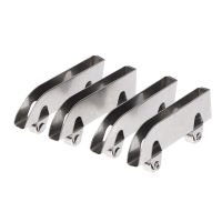 【CW】 4pc Stainless Steel Pulley 5mm Glass Sliding Door Wheel Clamp Track Roller Runner For Display Cabinet Mobile Counter Repair Part