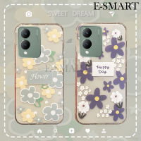 เคสมือถือเคสโทรศัพท์ซิลิโคนนิ่มลายดอกไม้สำหรับ VIVO Y17S ฝาหลังป้องกันการตกสำหรับ VIVO Y17S