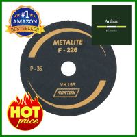 กระดาษทรายกลม NORTON F226 #36 4 นิ้วSANDING DISC NORTON F226 #36 4IN **ใครยังไม่ลอง ถือว่าพลาดมาก**