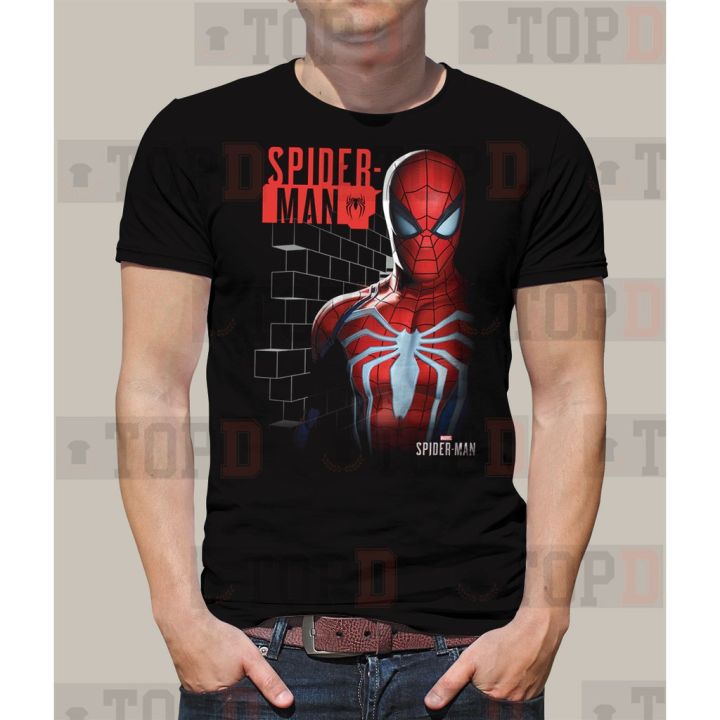 marvel-avengers-superhero-spider-man-bricks-spiderman-t-shirt