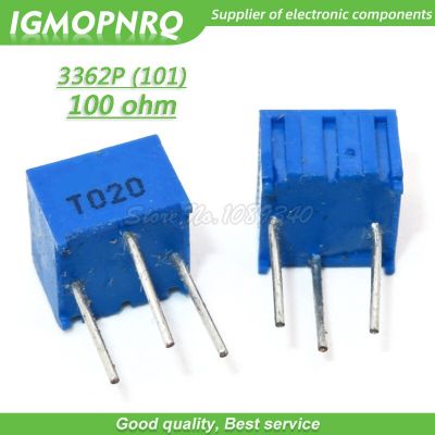 10Pcs 3362P 101LF 3362P 101 100ohm Trimpot Trimmer Potentiometer Variable resistor 3362p 1 101