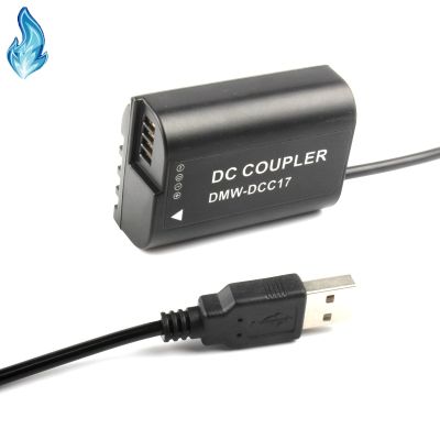 8.7โวลต์อะแดปเตอร์ USB ขดสายเคเบิ้ลเพื่อ DMW-DCC17 DC C Oupler DMW-BLK22 D Ummy พานาโซนิค DC-S5 DC-S5K Lumix S5