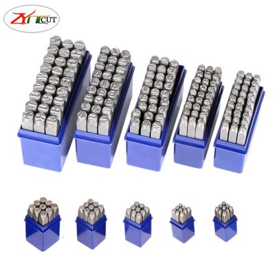 ∏◕ Digital mould 9Pcs set Punch symbols for numbers 0-8 and A-Z letters mould 27Pcs set in hand stamped steel lettering impression