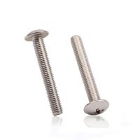 100PCS M3 stainless steel Truss screws Mushroom head flat tail machine screw crosses socket bolts cross slot bolt Nails Screws  Fasteners