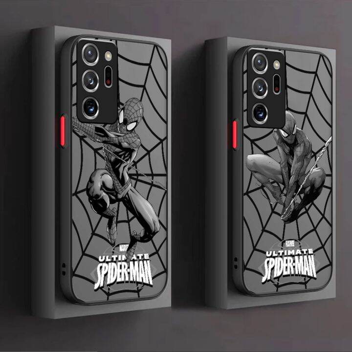 shine-electron-เคส-marvel-spider-man-สำหรับ-samsung-galaxy-s21-s23-fe-ultra-note-20-ultra-10-plus-8-9-s22-s20-plus-ใสดูหรูหราฝาครอบ-s23