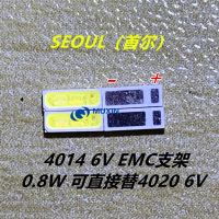 【】 First Follow Shop 100ชิ้น/ล็อตโซล4014 LED แบบ SMD 6V 1W 4020ขาวเย็นสำหรับไฟด้านหลังทีวี