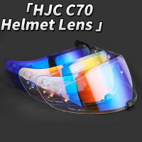 2022อุปกรณ์มอเตอร์ไซค์หมวกกันน็อค Visor เลนส์สำหรับ HJC C70 Capacete รถจักรยานยนต์ Visor PC ป้องกันรังสียูวีเปิดใบหน้า Visor Moto แว่นตาเลนส์