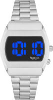 Armitron Sport Retro Mens Digital Bracelet Watch, 40/8475 Silver/Blue Digits